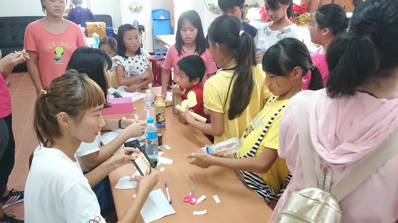 夏令營下午running man闖關益智活動。