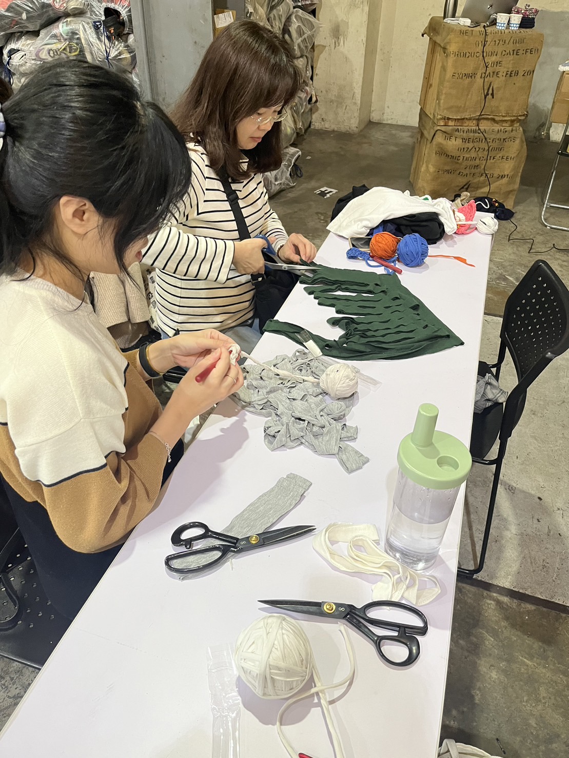 新北金志工中心辦理二手物資新生命活動，希望喚起民眾加入環境保護的行列