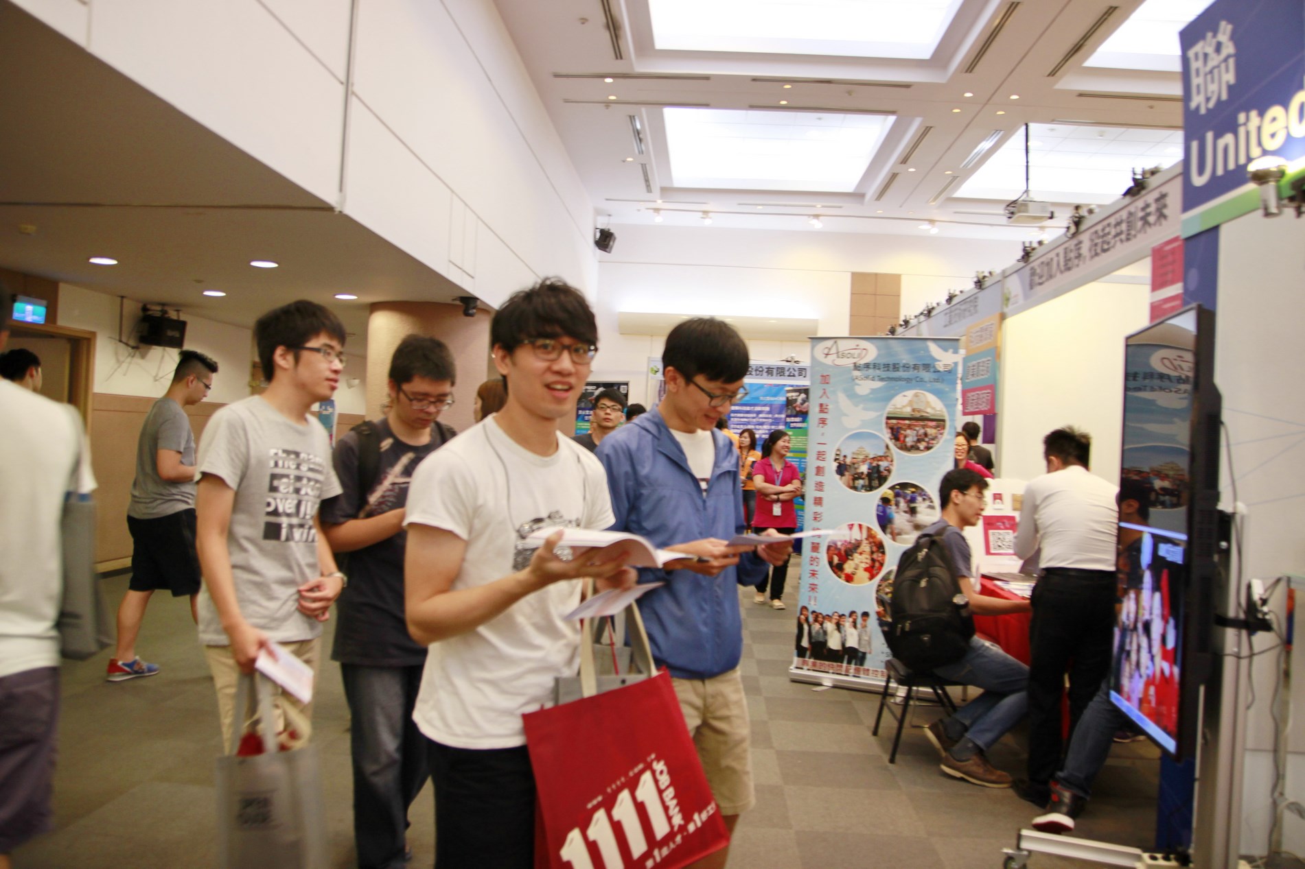 交大研發替代役徵才博覽會現場