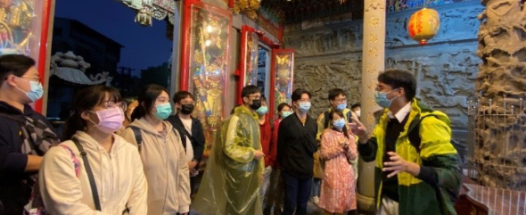 基隆文史壯遊點—青年走訪中元祭三大廟,了解基隆傳統文化故事