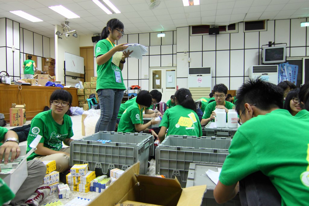 每天晚上的器材清點準備