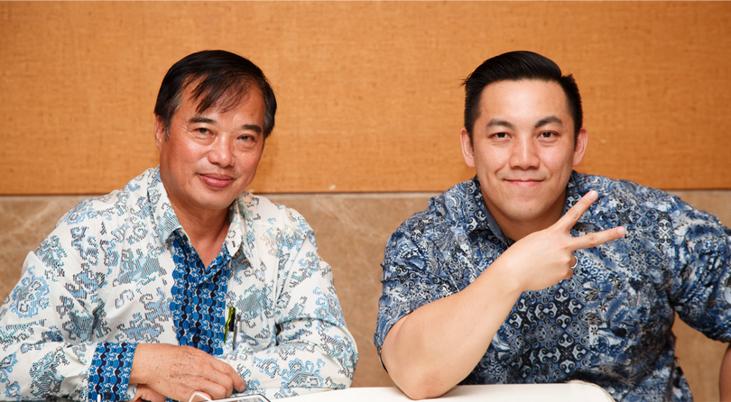 與印尼台商協會的秘書長會談