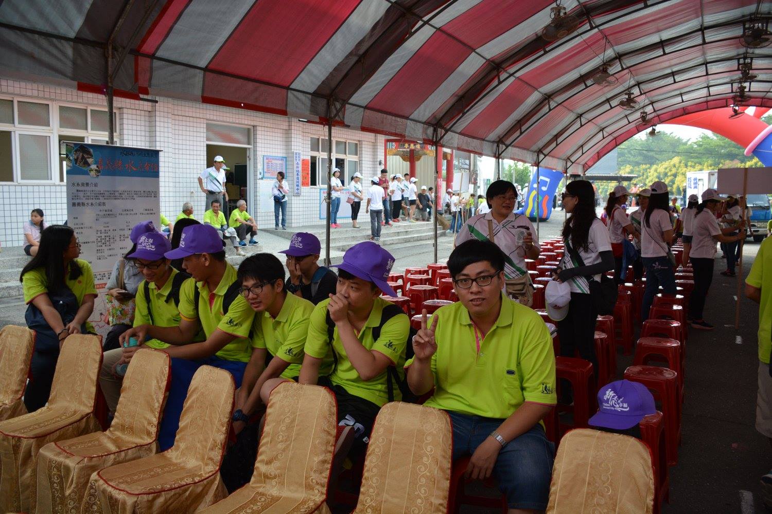 志工幹部在世界水質監測日合照