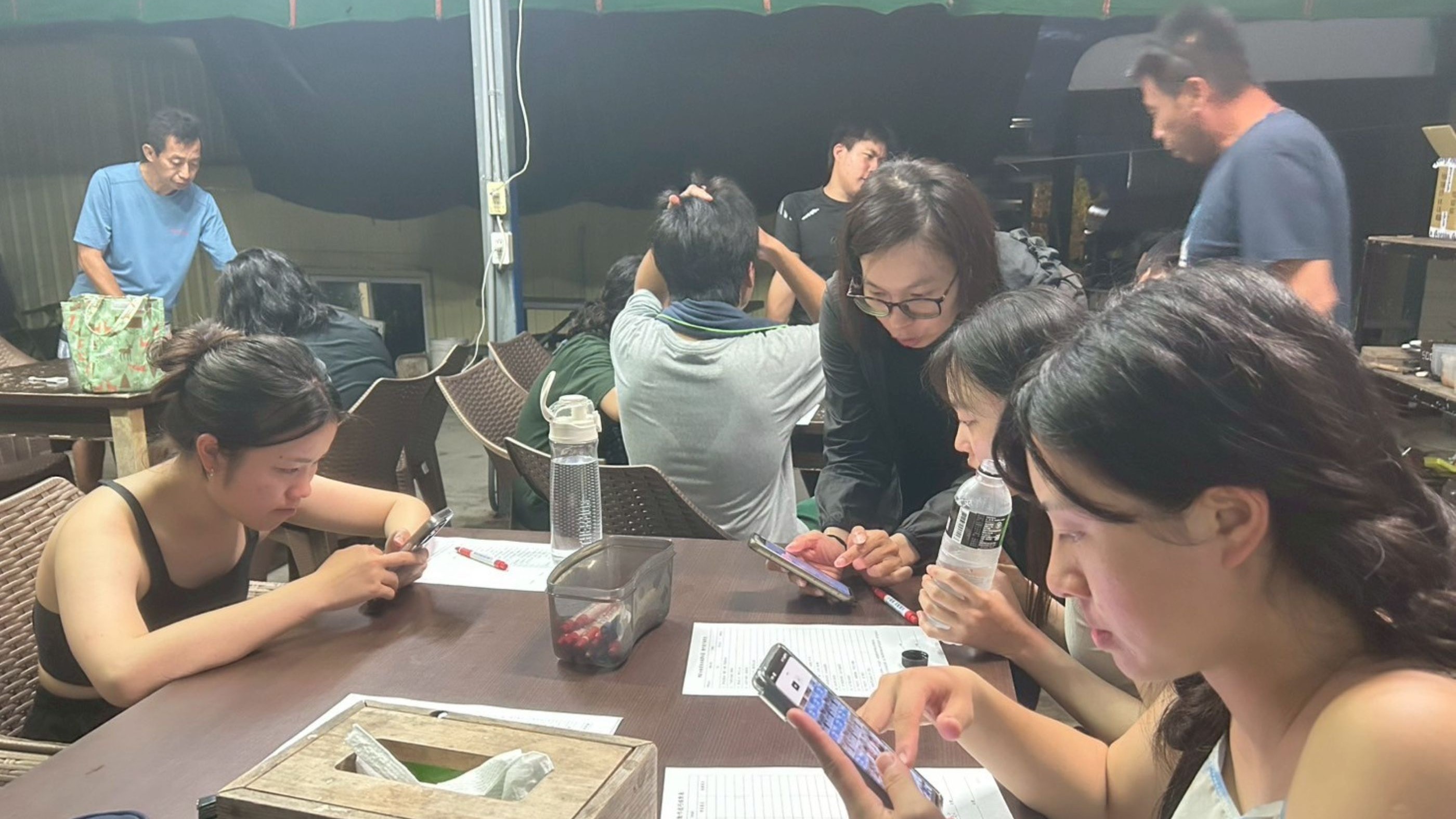 潛水證照輔導—夜間補習與問卷填寫