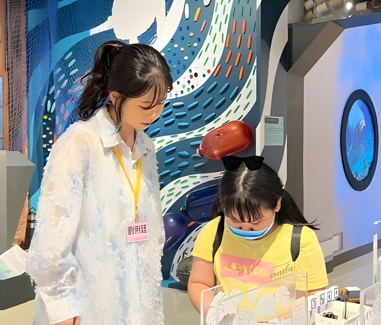 劉俐廷在國立故宮博物院與民眾互動活動