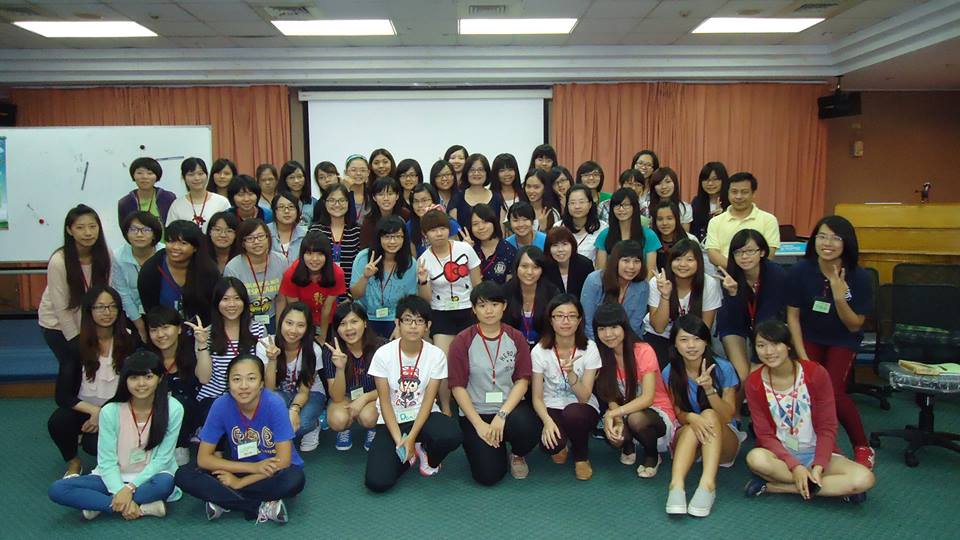 初次擔任輔導員,與自己的學員合照