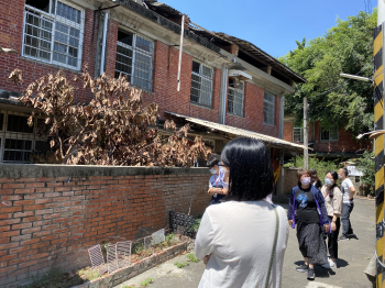 圖二:中區青聚點將整修雲林縣鄰近行啟紀念館的舊警察宿舍─三小棟