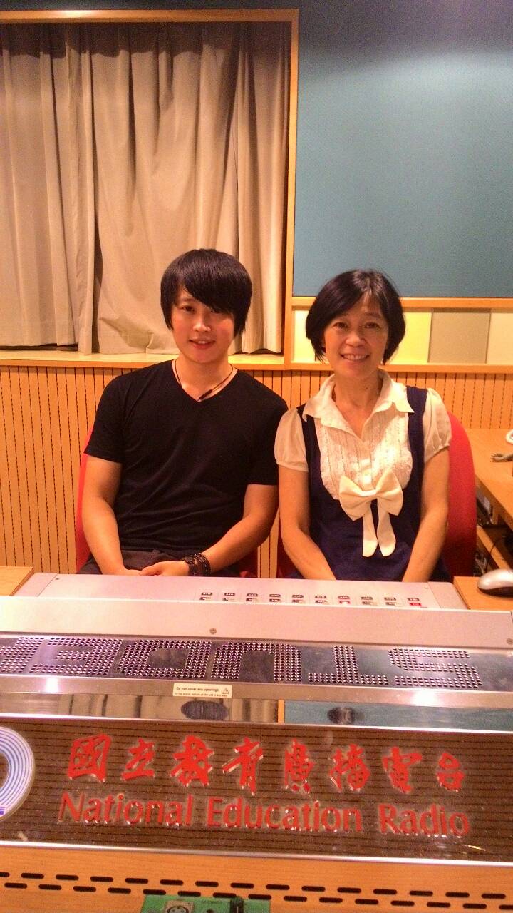 黃睿烽於教育電台受訪