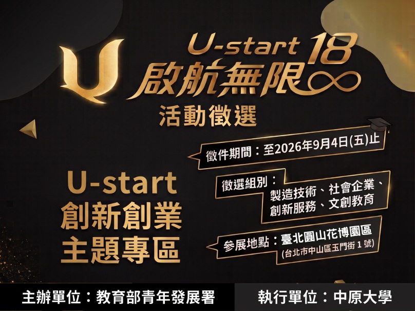 115年U-start創創展示會「U-start創新創業主題專區」